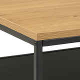 Wooden Coffee Table Rectangular With Open Shelf - Gila