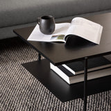 Wooden Coffee Table Rectangular With Undershelf - Angus
