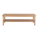 Wooden Coffee Table Rectangular With Undershelf - Banbury