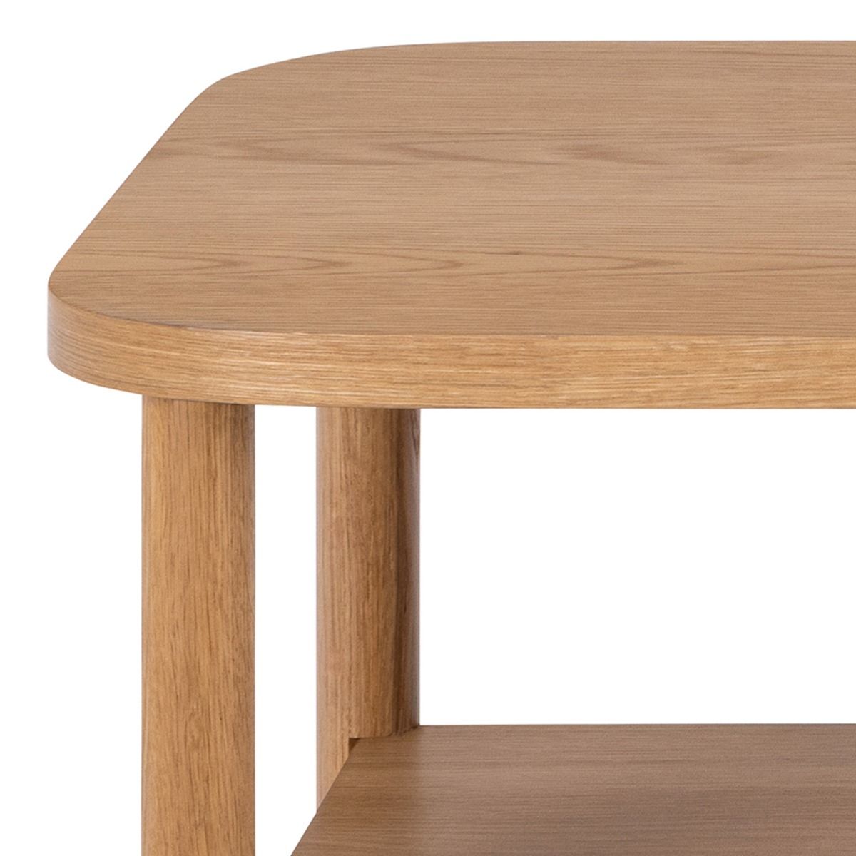 Wooden Coffee Table Rectangular With Undershelf - Banbury