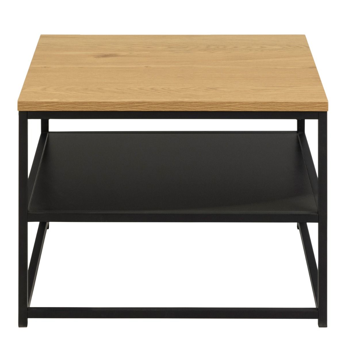 Wooden Coffee Table Square With Open Shelf - Gila