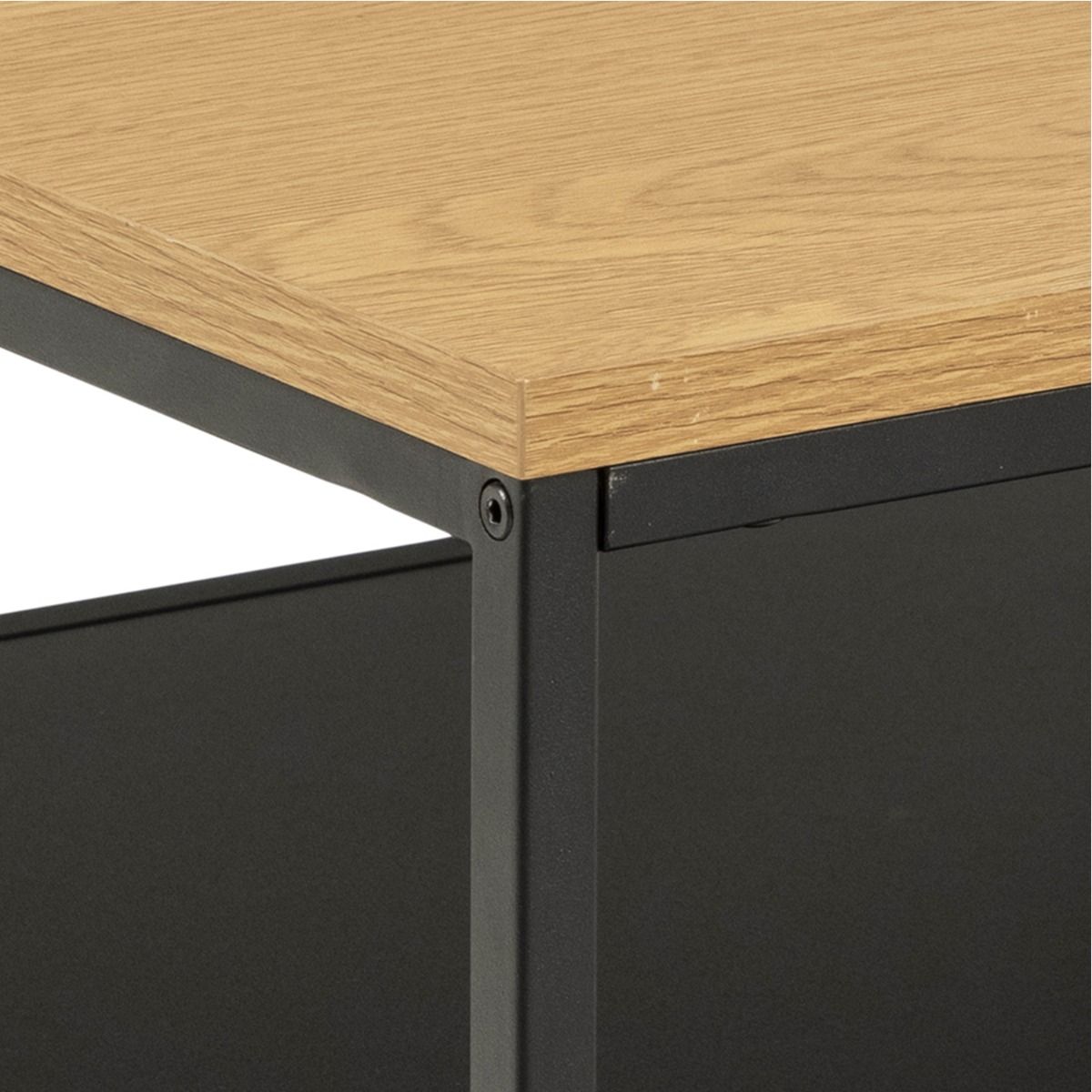 Wooden Coffee Table Square With Open Shelf - Gila