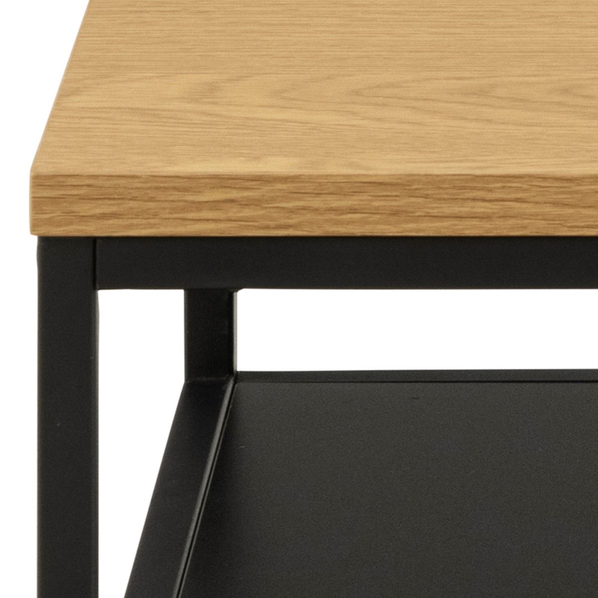 Wooden Coffee Table Square With Open Shelf - Gila