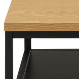 Wooden Coffee Table Square With Open Shelf - Gila
