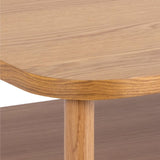 Wooden Coffee Table Square With Undershelf - Banbury