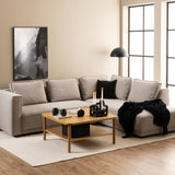 Wooden Coffee Table Square With Undershelf - Banbury