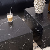 Wooden Coffee Tables in Set Of 2 Square - Dice