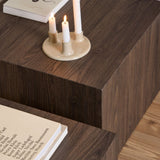 Wooden Coffee Tables in Set Of 2 Square - Dice
