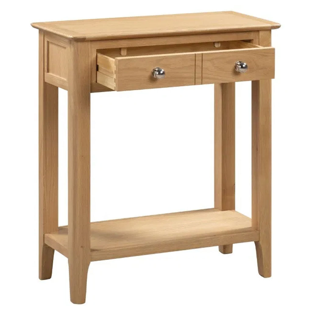 Wooden Console Table With 1 Drawer - Cotswold