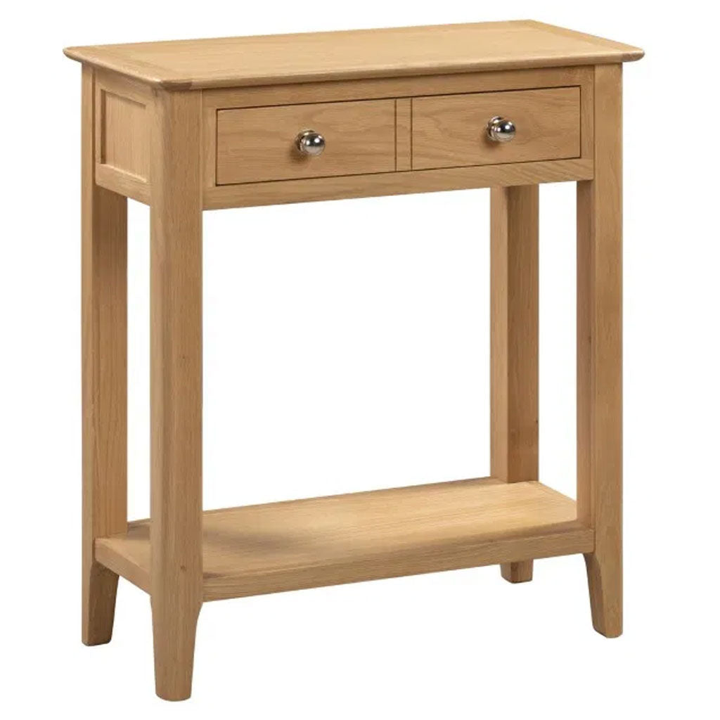 Wooden Console Table With 1 Drawer - Cotswold