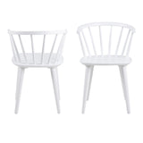 Wooden Dining Chairs in Set Of 2 - Ida