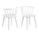Wooden Dining Chairs in Set Of 2 - Ida