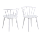 Wooden Dining Chairs in Set Of 2 - Ida