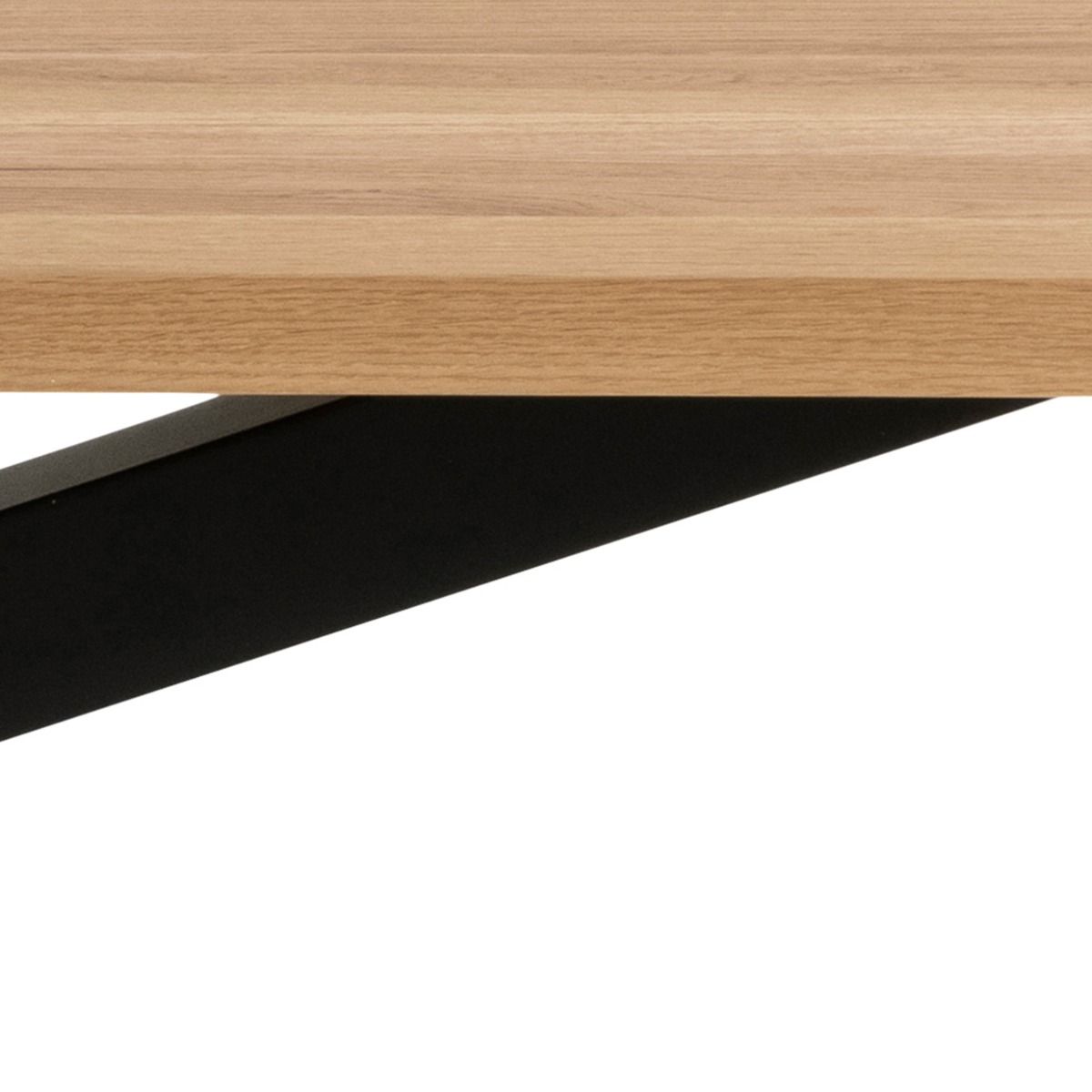 Wooden Dining Table for 10 People 220cm Wide Rectangular - Heaven