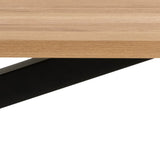 Wooden Dining Table for 10 People 220cm Wide Rectangular - Heaven