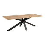 Wooden Dining Table for 10 People 220cm Wide Rectangular - Heaven