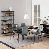 Wooden Dining Table for 4 to 8 People Rectangular - Angus