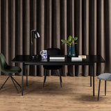 Wooden Dining Table for 4 to 8 People Rectangular - Angus