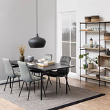 Wooden Dining Table for 4 to 8 People Rectangular - Angus