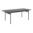Wooden Dining Table for 4 to 8 People Rectangular - Angus