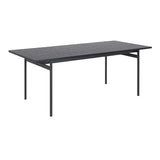 Wooden Dining Table for 4 to 8 People Rectangular - Angus