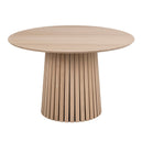 Wooden Dining Table for 4 People 120cm Wide Round - Christo