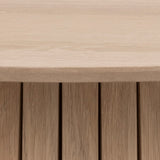Wooden Dining Table for 4 People 120cm Wide Round - Christo