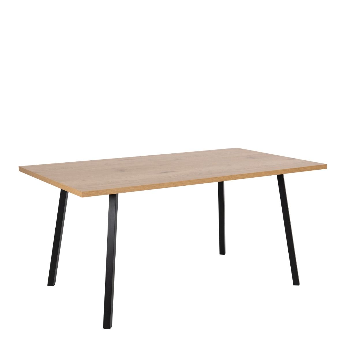 Wooden Dining Table With 4 Wilma Light Grey Dining Chairs - Cenny