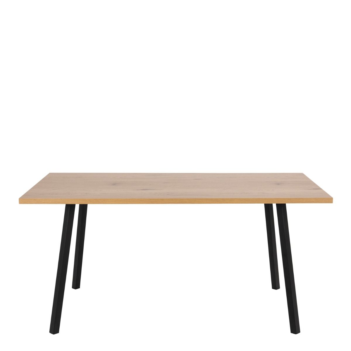 Wooden Dining Table With 4 Wilma Light Grey Dining Chairs - Cenny