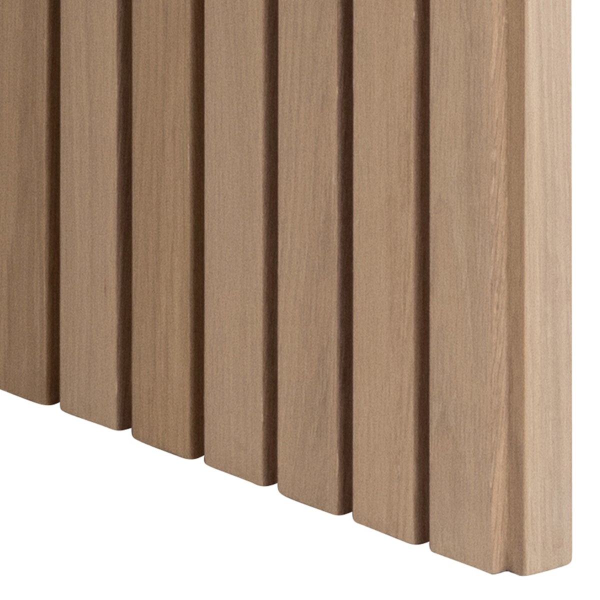 Wooden Dining Table for 6 People 220cm Wide Rectangular - Christo