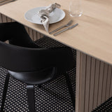 Wooden Dining Table for 6 People 220cm Wide Rectangular - Christo
