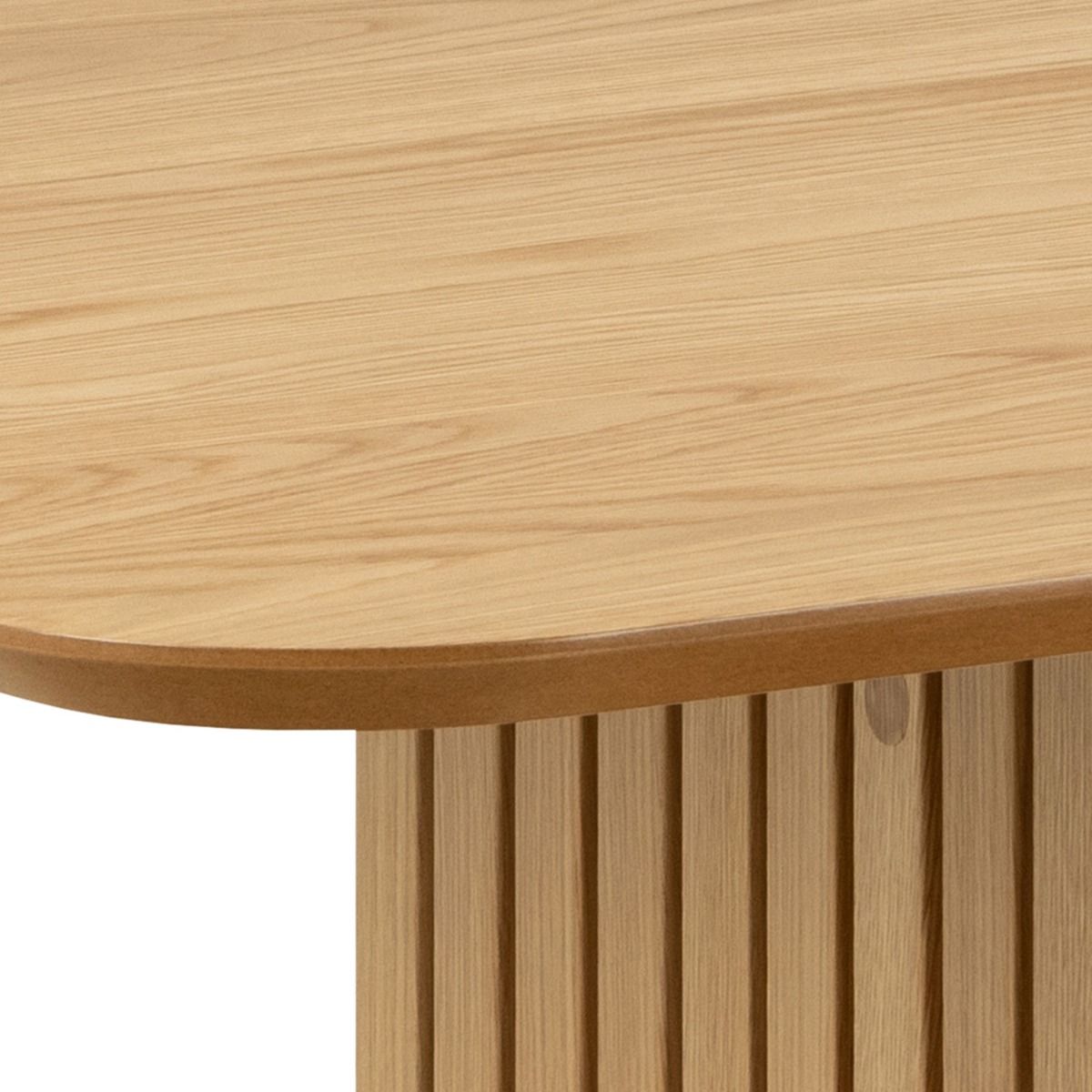 Wooden Dining Table for 6 People 220cm Wide Rectangular - Christo