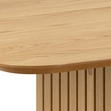 Wooden Dining Table for 6 People 220cm Wide Rectangular - Christo