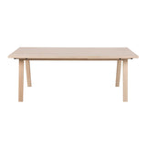 Wooden Dining Table for 6 People Rectangular - A-Line