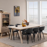 Wooden Dining Table for 6 People Rectangular - A-Line