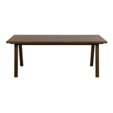 Wooden Dining Table for 6 People Rectangular - A-Line