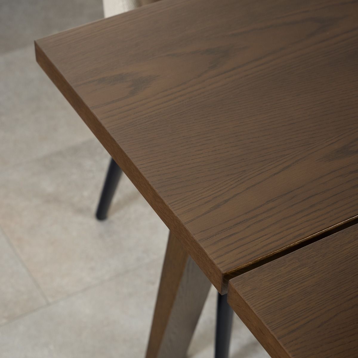 Wooden Dining Table for 6 People Rectangular - A-Line