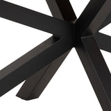 Wooden Dining Table for 8 People 220cm Wide Oval - Heaven