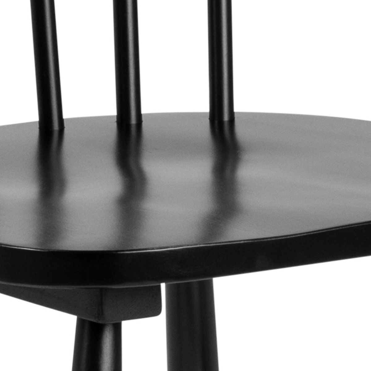 Wooden Dining Table Extending With 4 Riano Black Dining Chairs - Kenley