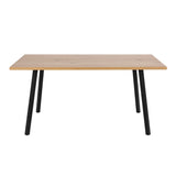 Wooden Dining Table for 4 People Rectangular - Cenny