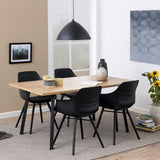 Wooden Dining Table for 4 People Rectangular - Cenny