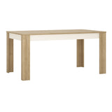 Wooden Dining Table for 6 to 8 People Large Extending Rectangular - Lyon