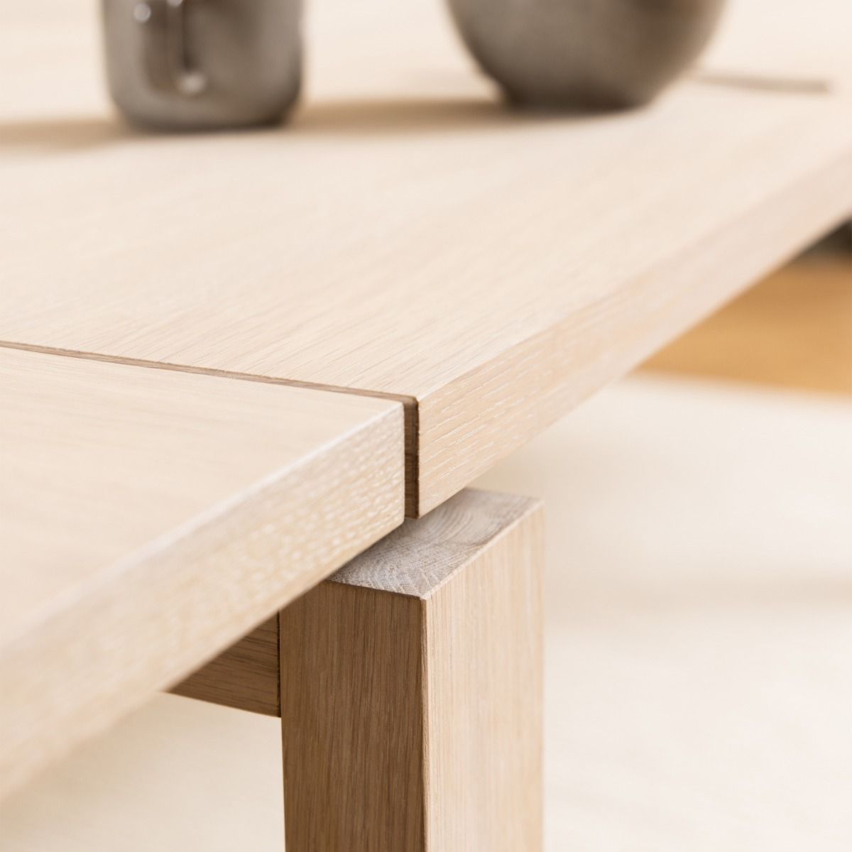 Wooden Dining Table for 6 to 8 People Rectangular - Linley