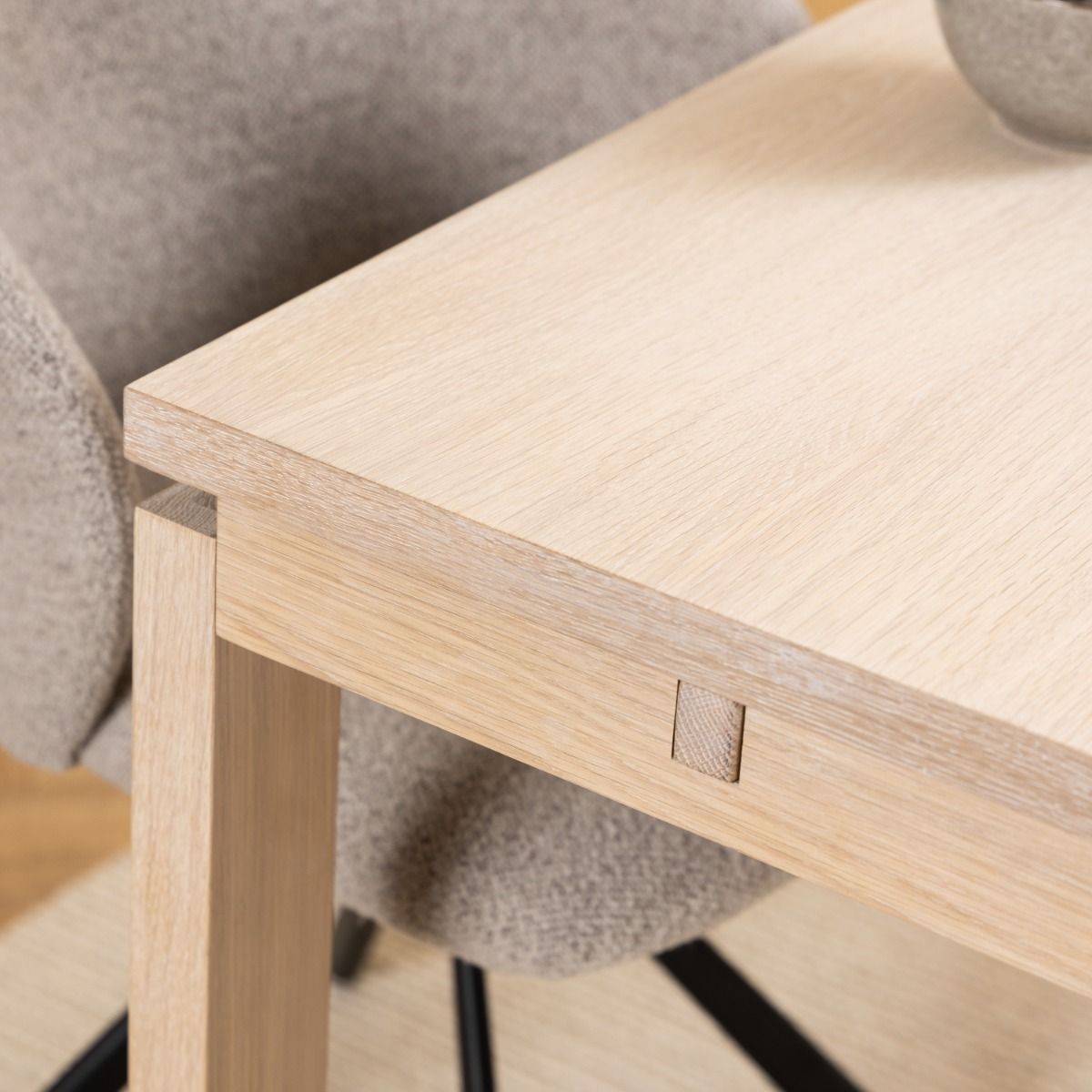 Wooden Dining Table for 6 to 8 People Rectangular - Linley