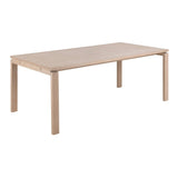 Wooden Dining Table for 6 to 8 People Rectangular - Linley