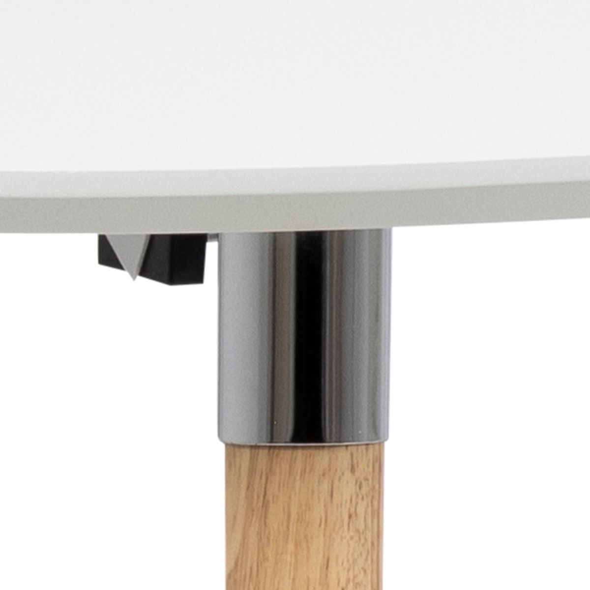 Wooden Dining Table for 8 People Oval - Belina