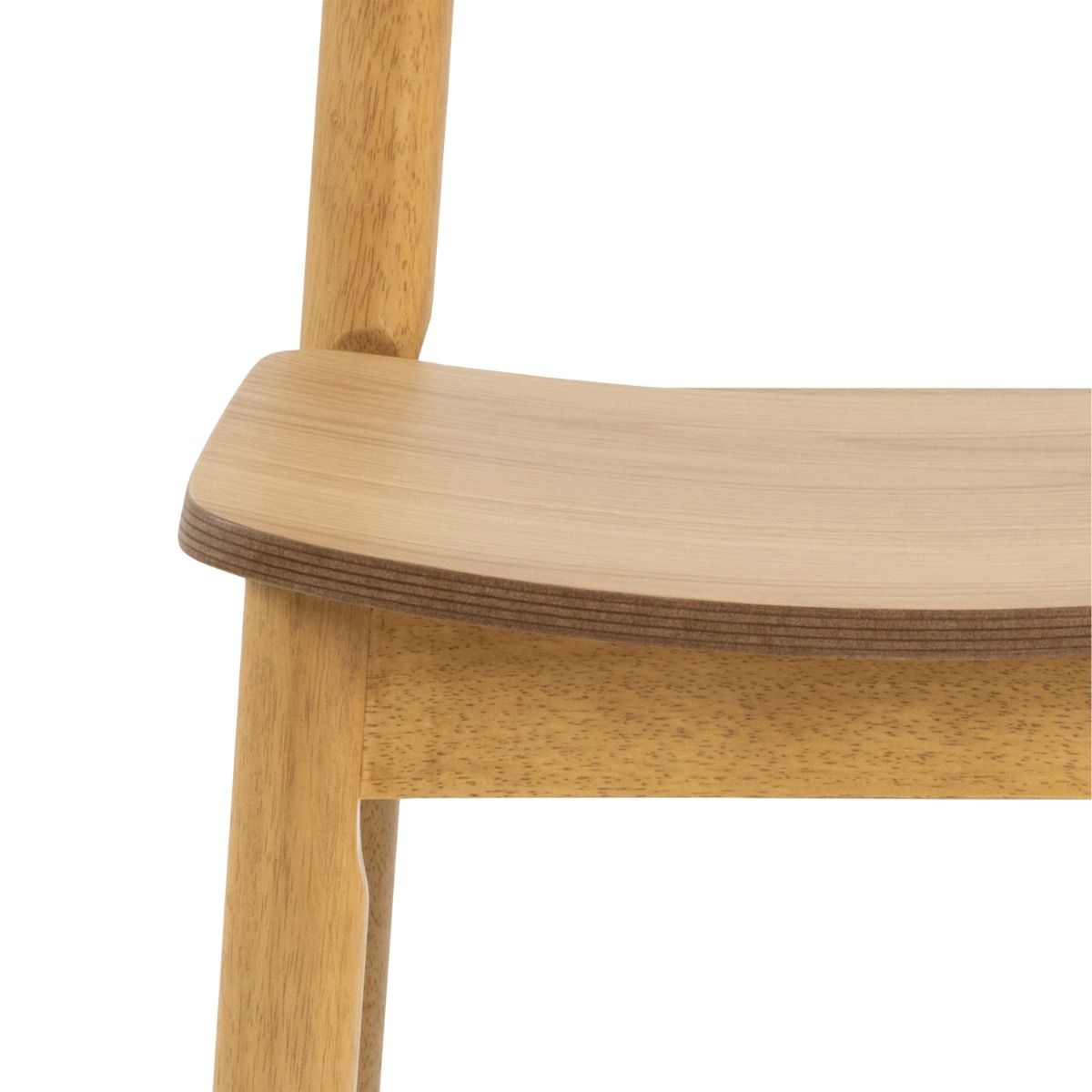 Wooden Dining Table Rectangular With 4 Dining Chairs - Barlow