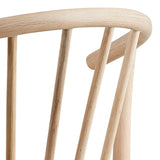 Wooden Dining Table Round With 4 Cassandra White Oak Dining Chairs