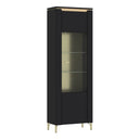 Wooden Display Cabinet With 1 Glass Door - Genoa