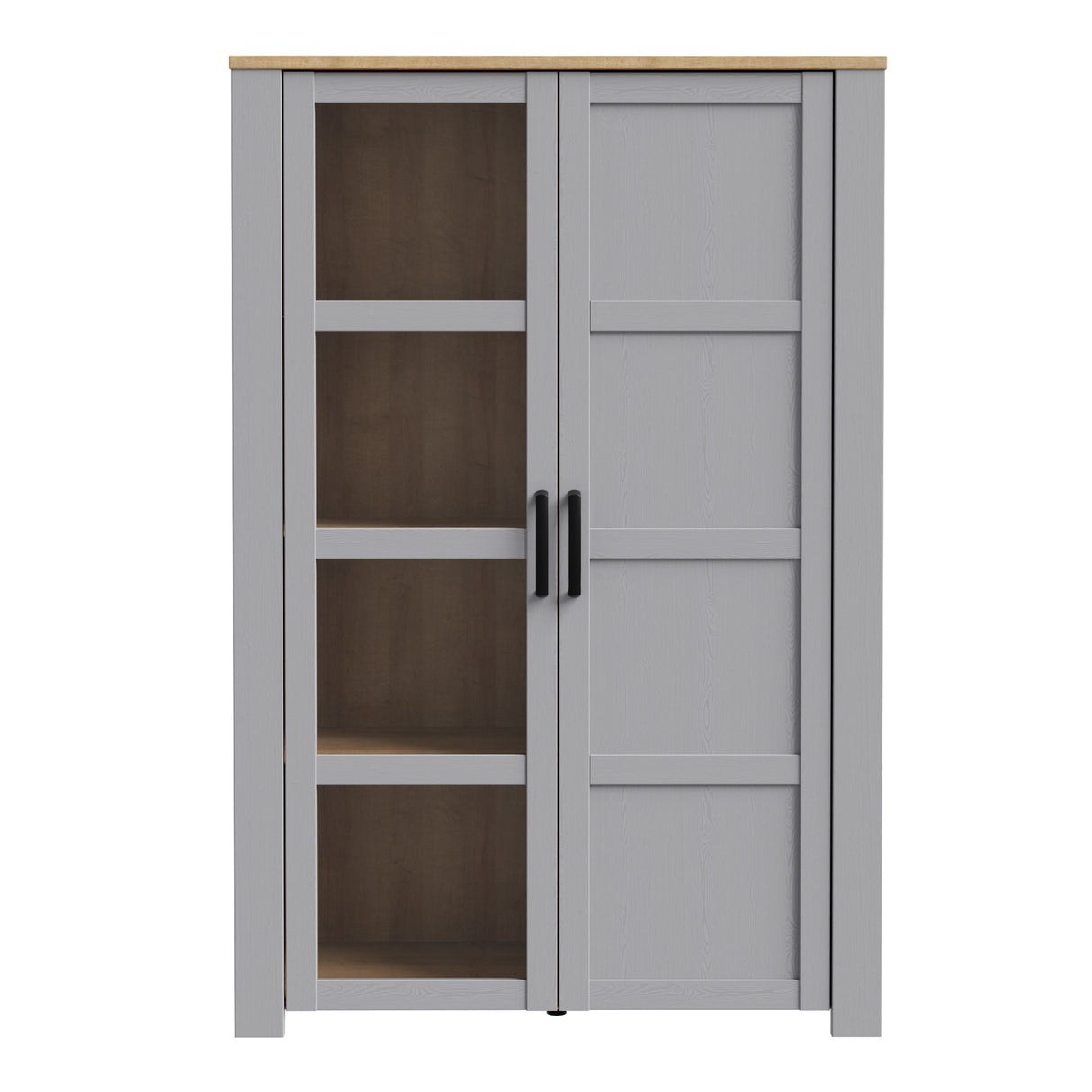 Wooden Display Cabinet With 2 Doors - Bohol